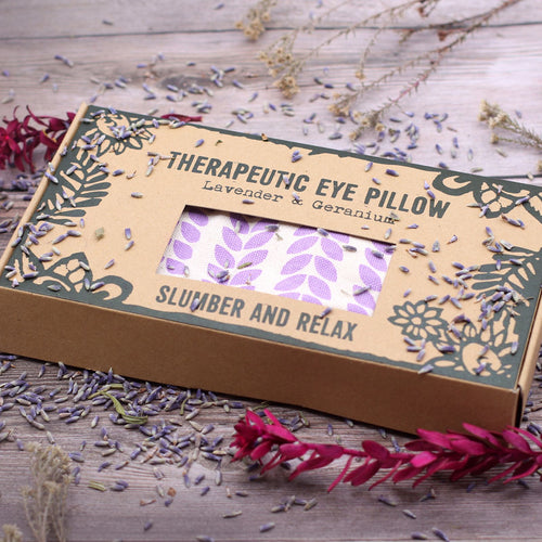 Agnes & Cat Augenkissen – Slumber & Relax – mit Lavendel & Geranium für Ruhe & Entspannung