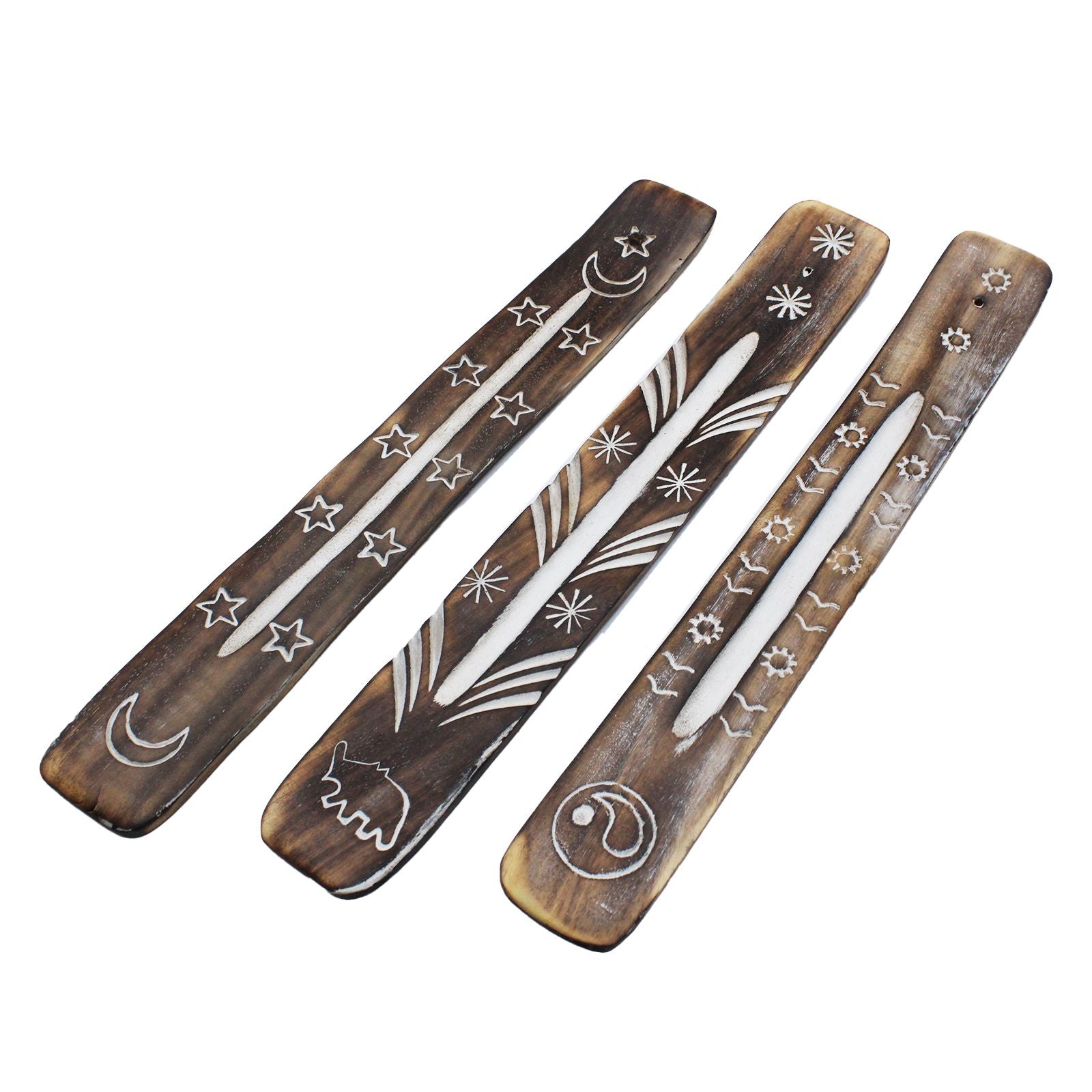Räucherstäbchenhalter in White-Wash optik