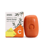 Aromatherapie Vitamin C Handseife mit Orange & Zitrone – reichhaltiger Schaum & weiche Hände