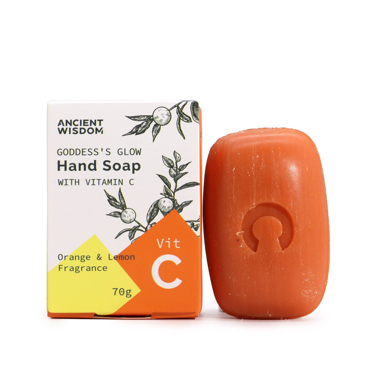 Aromatherapie Vitamin C Handseife mit Orange & Zitrone – reichhaltiger Schaum & weiche Hände
