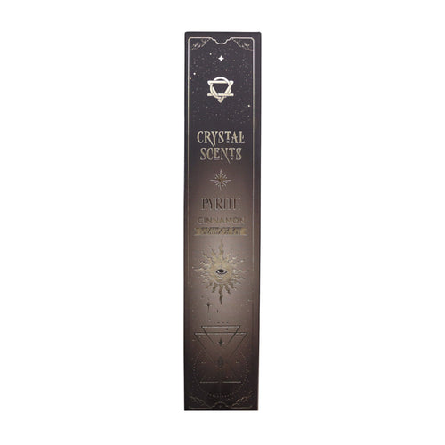 Crystal Scents Räucherstäbchen mit Pyrit – Zimt