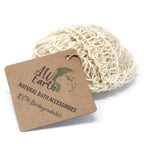 Sisal Peelingschwamm aus Sisal & Baumwolle, Rund