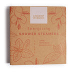 Aromatherapie Zen Duschbomben Set „Energising“ – 4 Shower Steamer für Energie & Erdung