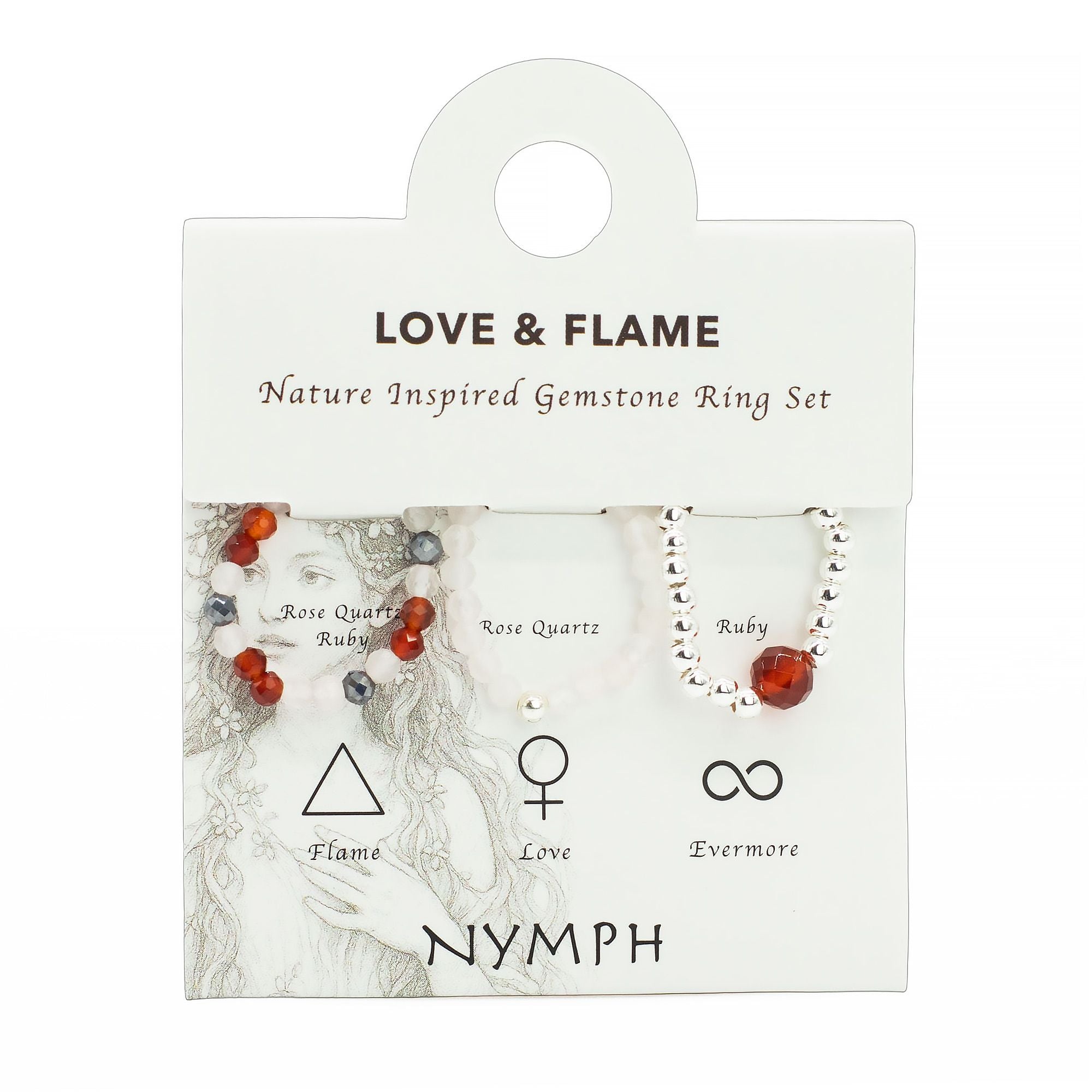 Edelsteinringe Nymph Spirit - Love & Flame