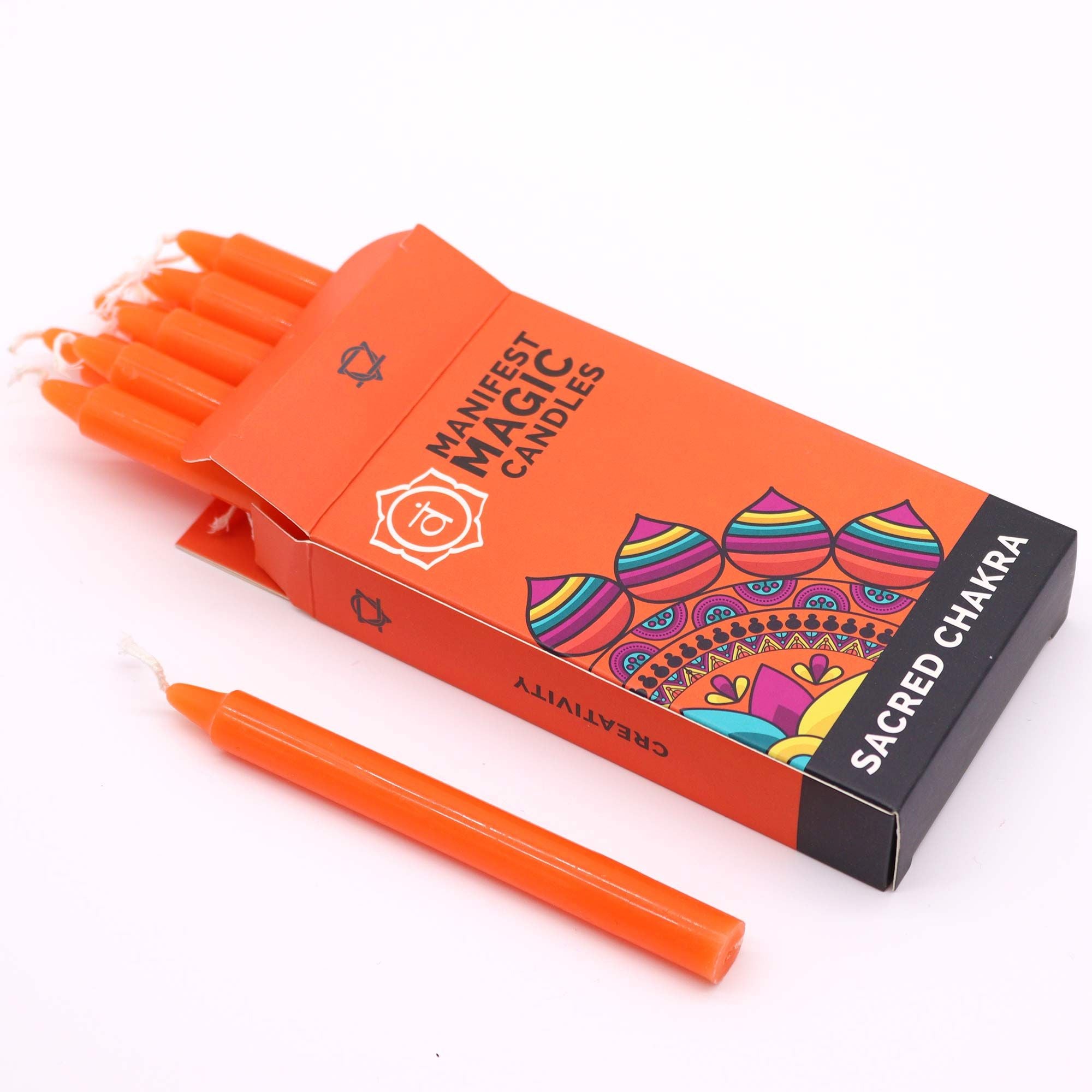 Manifest Magic Kerzen – Sakralchakra, Orange