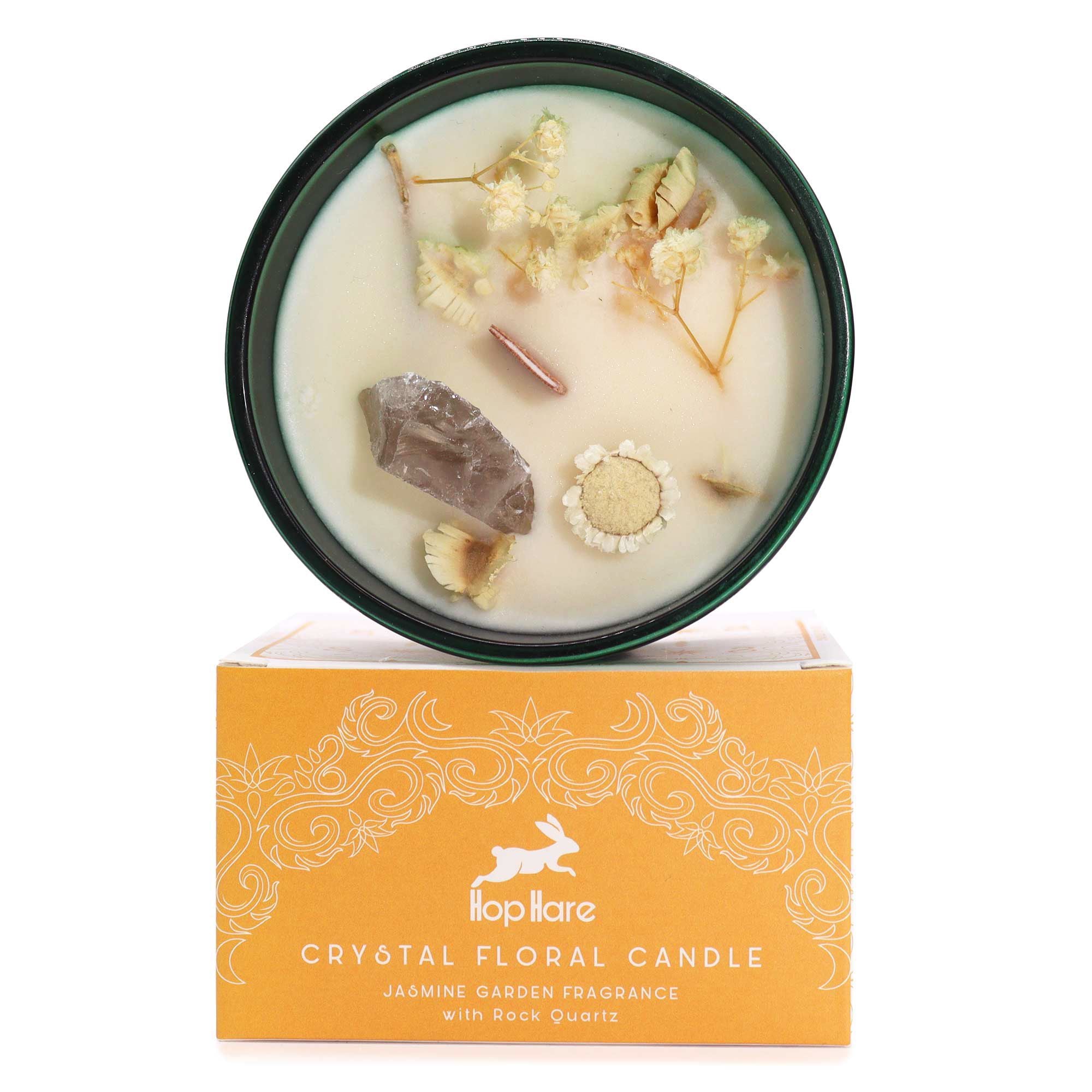 Hop Hare - Crystal Magic Kerze „The Lion“ - Jasmin & Bergkristall