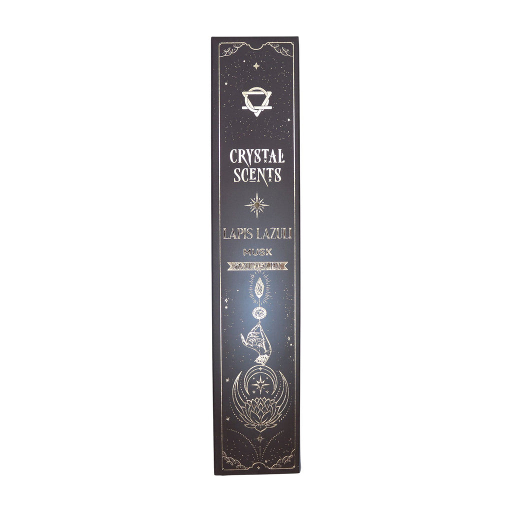 Crystal Scents Räucherstäbchen mit Lapislazuli – Moschus
