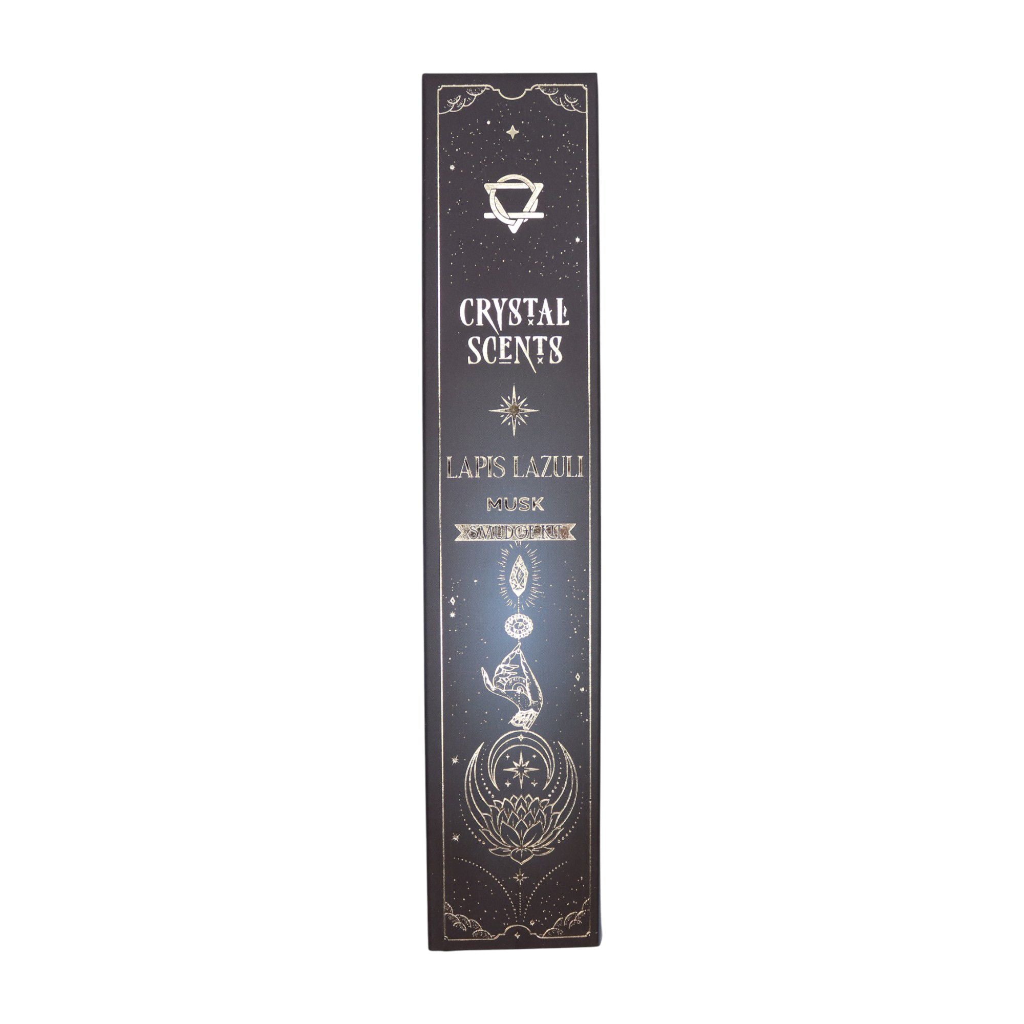 Crystal Scents Räucherstäbchen mit Lapislazuli – Moschus