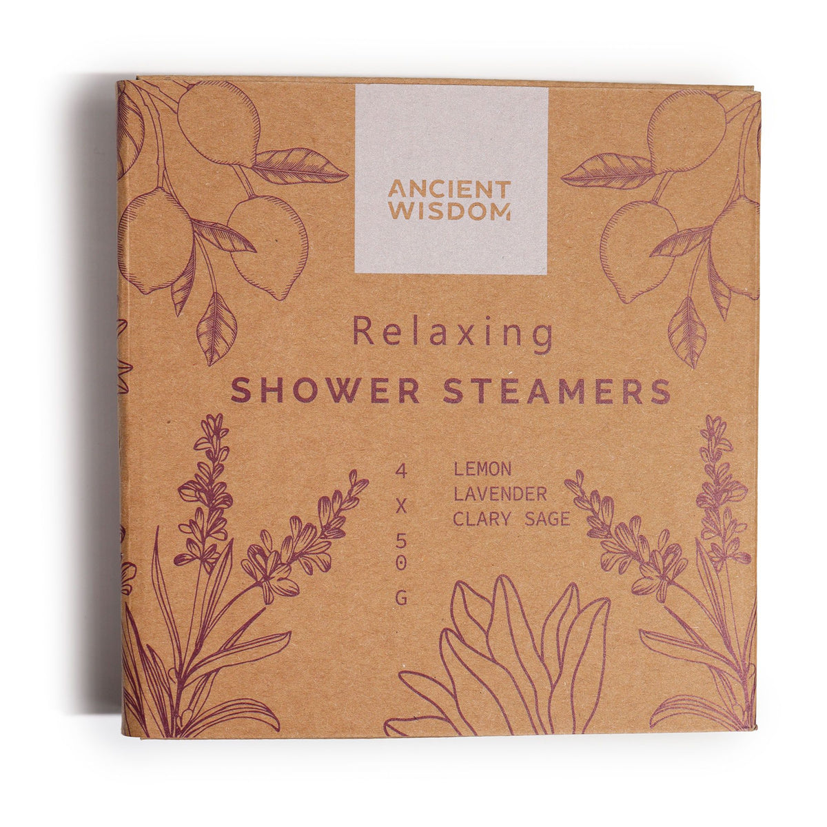 Aromatherapie Zen Duschbomben Set „Relaxing“ – 4 Shower Steamer bei Stress & innerer Unruhe