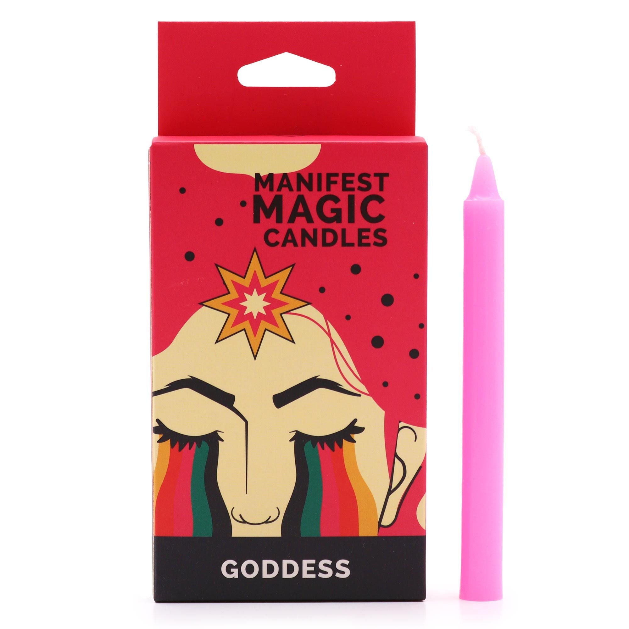 Manifest Magic Kerzen – Göttin, Rosa