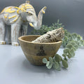 Ritualschale Buddha · Mangoholz · 12x7cm