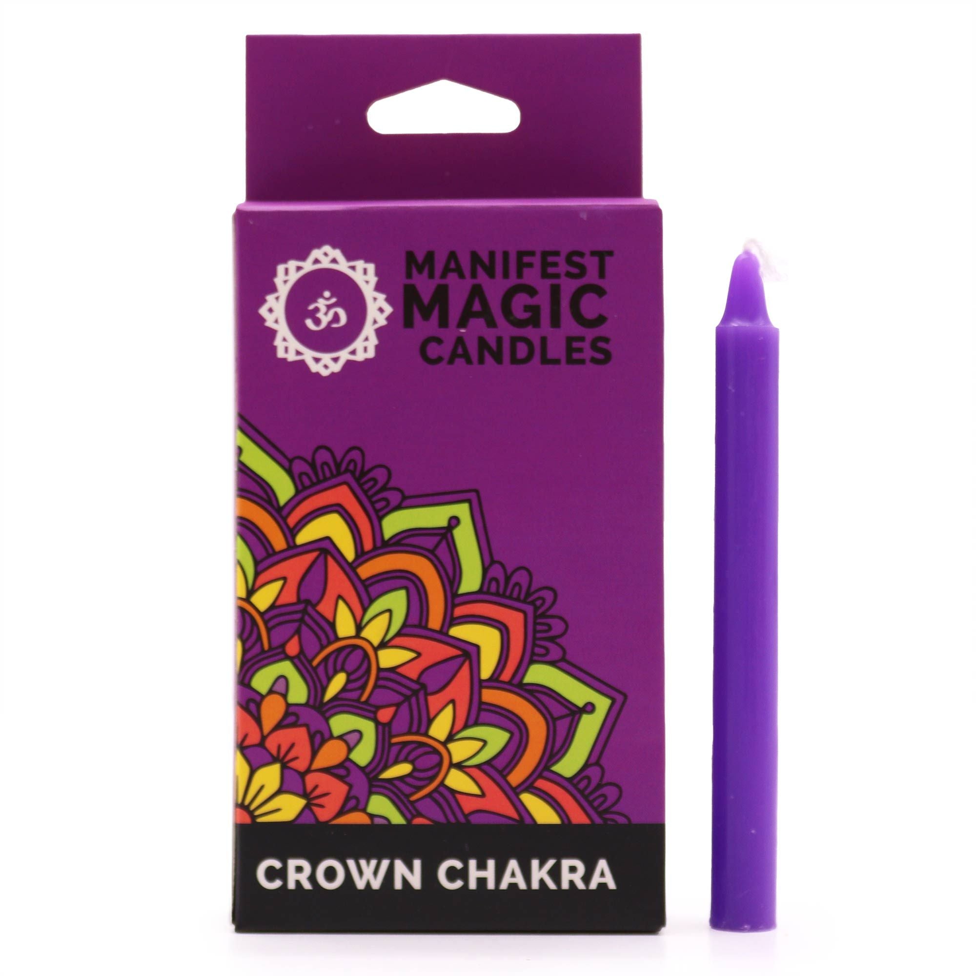 Manifest Magic Kerzen – Kronenchakra, Violett