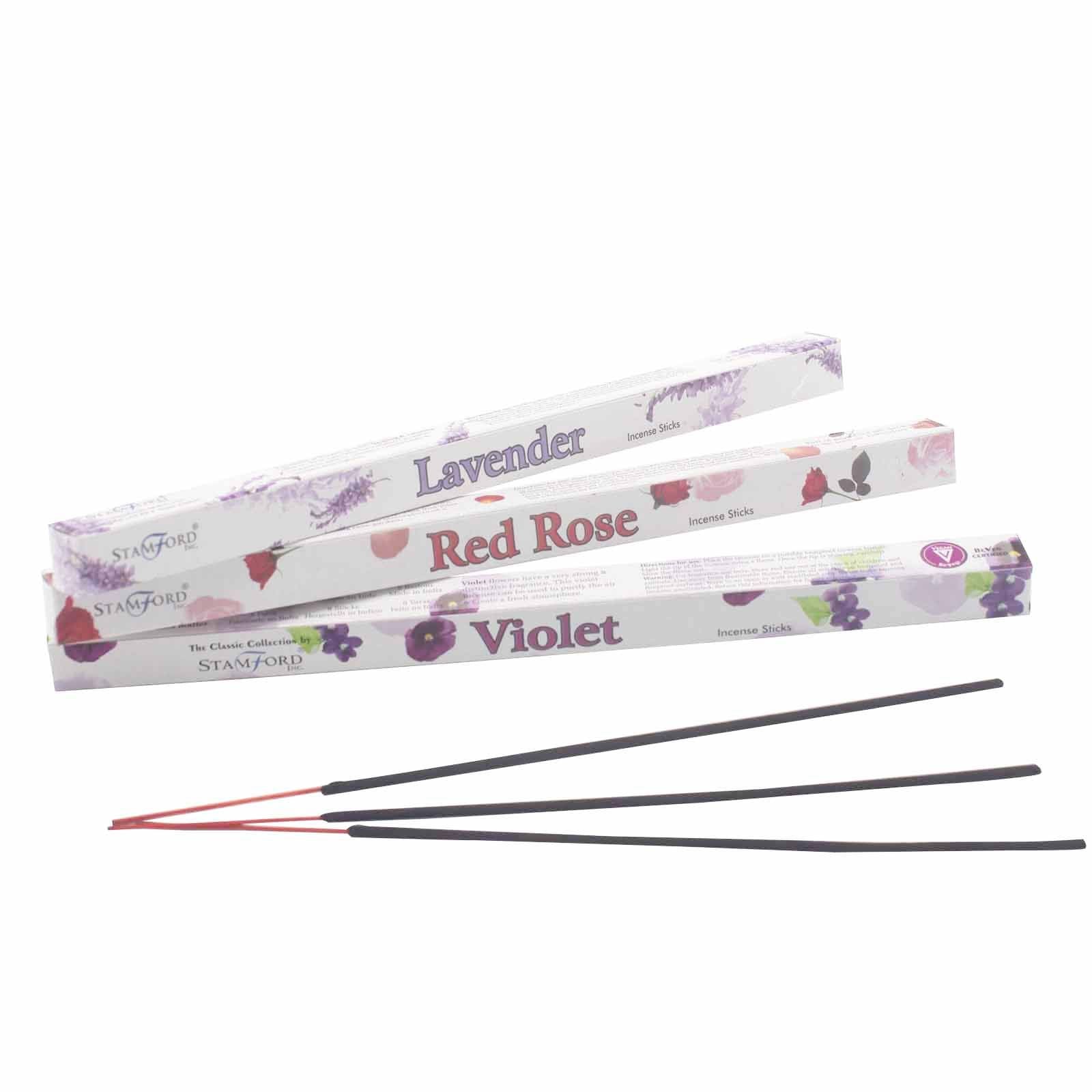 Stamford Räucherstäbchen Geschenkset Floral – 6 Duftsorten