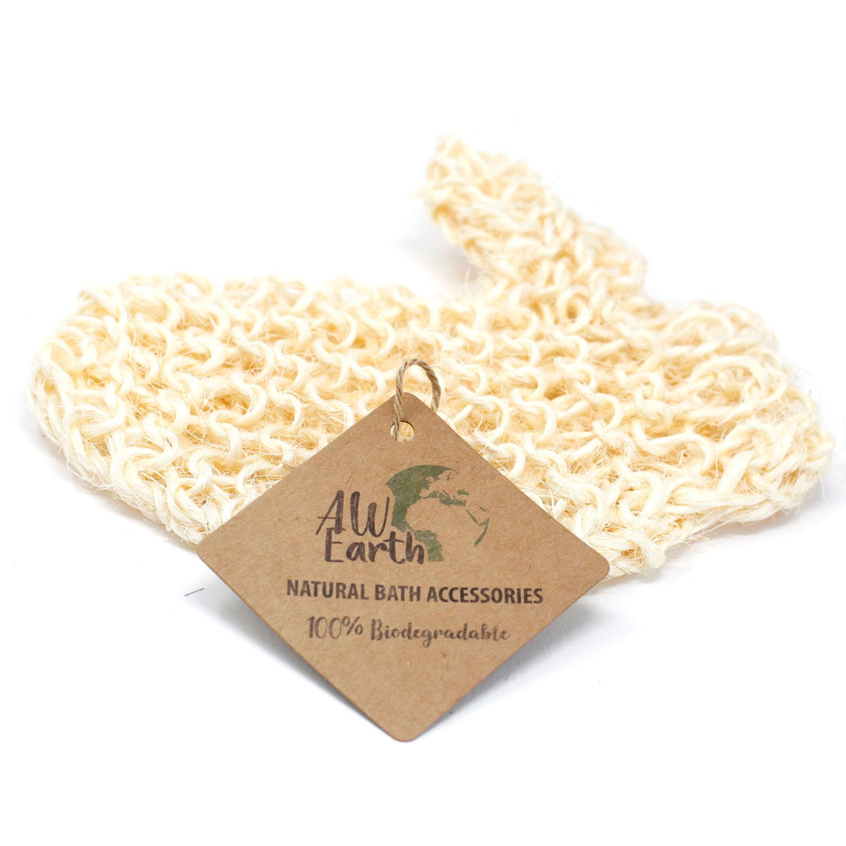Sisal Peelinghandschuh aus Sisal & Baumwolle