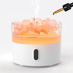 Himalaya-Salz Aromadiffuser mit Flammeneffekt und Timer