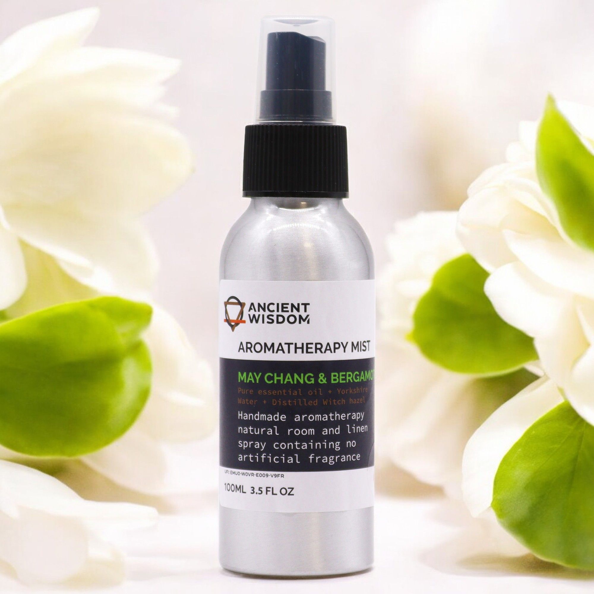 Raumspray ätherische Öle · May Chang & Bergamotte · Zitrisch & belebend