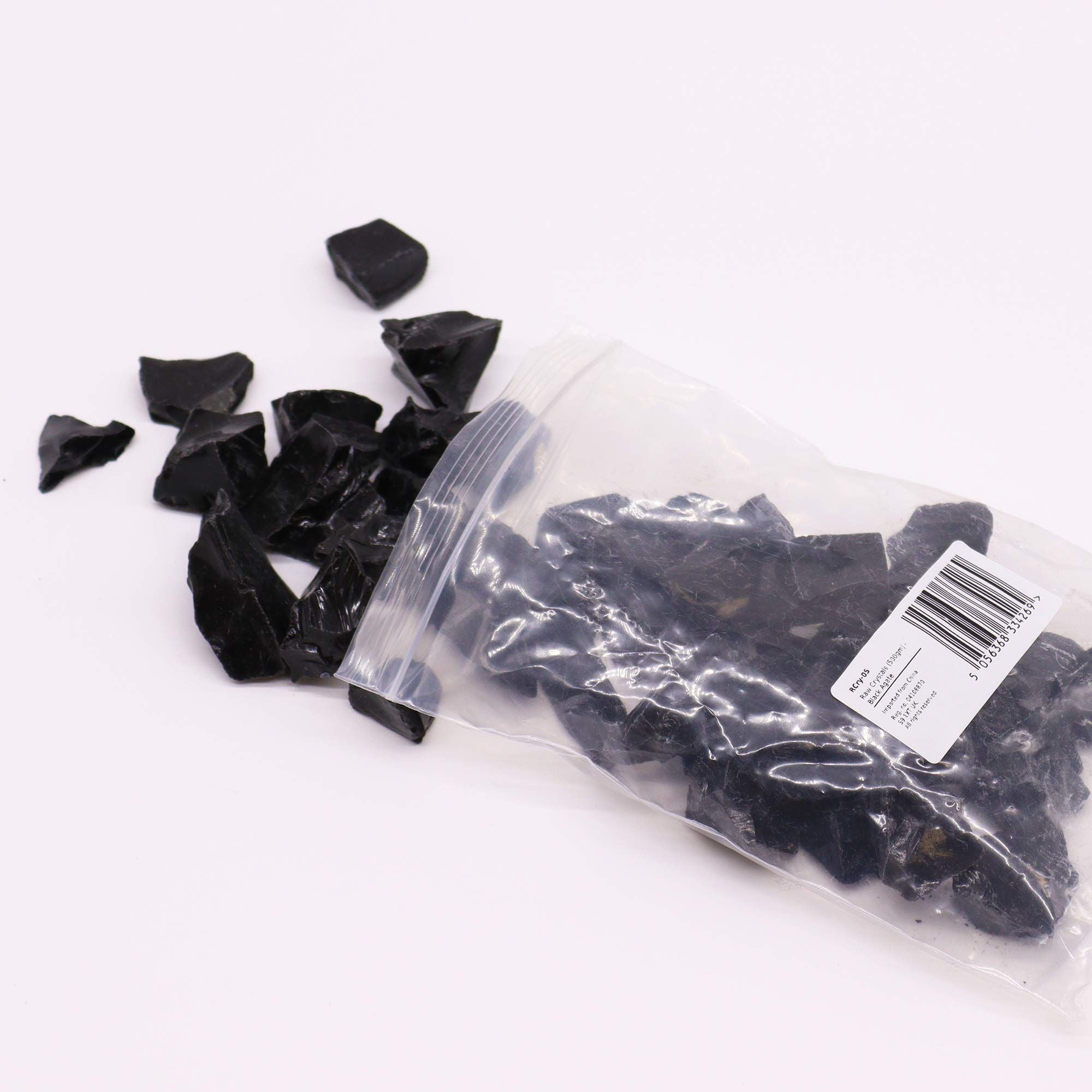 Schwarzer Obsidian - Rohsteine - Schutz & Abgrenzung