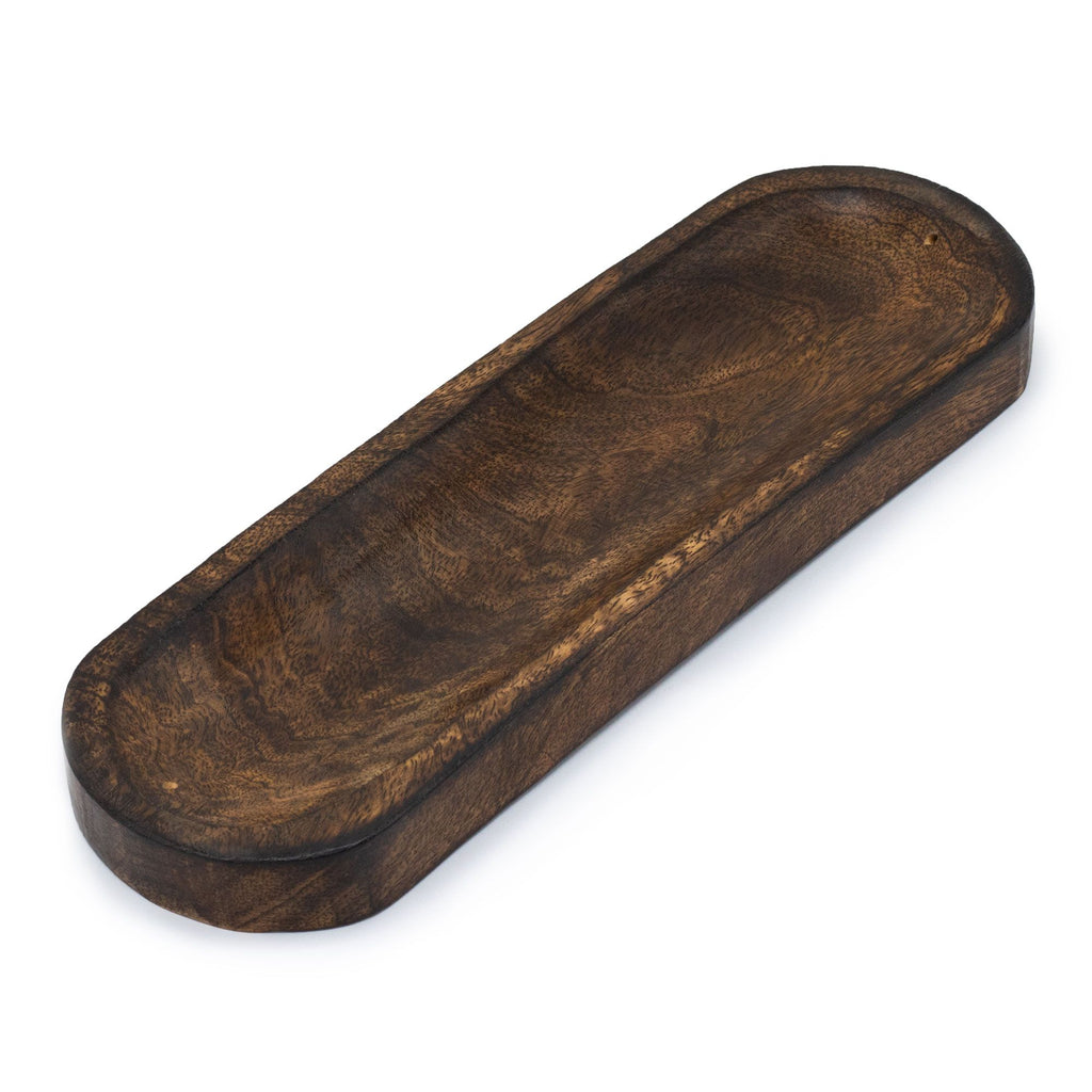 Räucherstäbchenhalter aus Mangoholz, groß