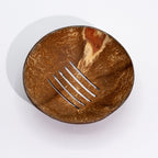 Kokosnuss-Seifenschale – rund, handgemacht & natürlich, 11 cm