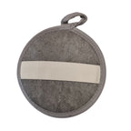 Bambus-Leinen Peelingpad, rund