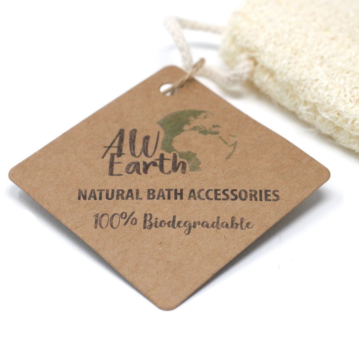 Luffa Peelingschwamm mit Kordel