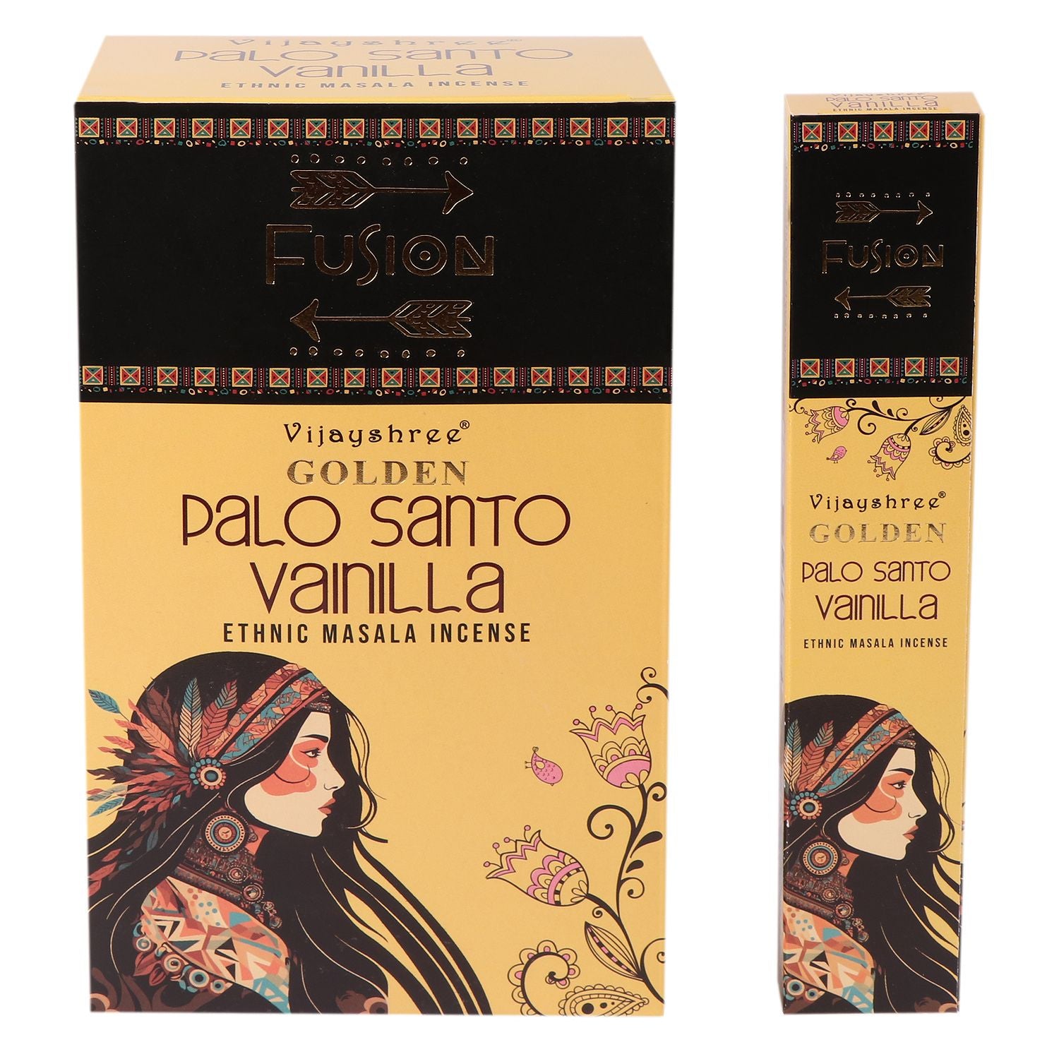 Golden Palo Santo Räucherstäbchen & Vanille