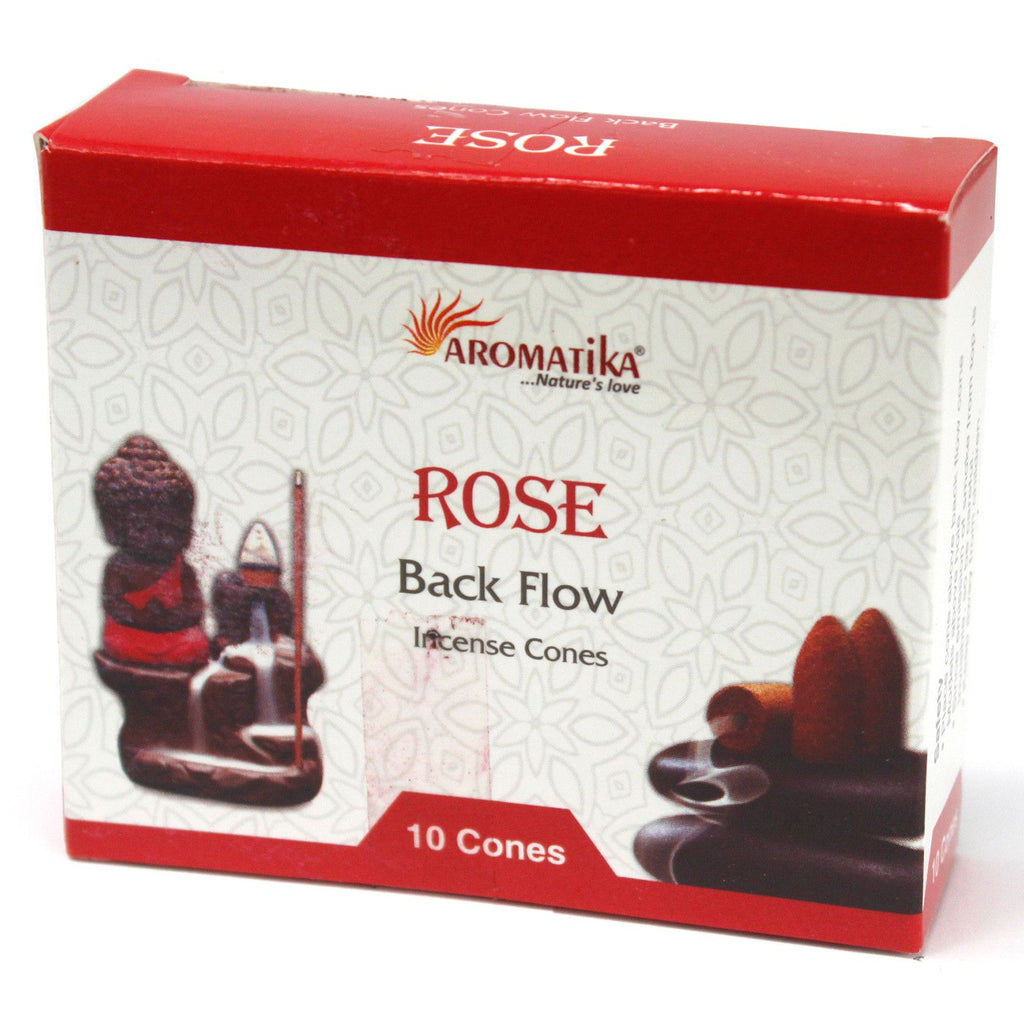 Aromatica Backflow Räucherkegel  - Rose
