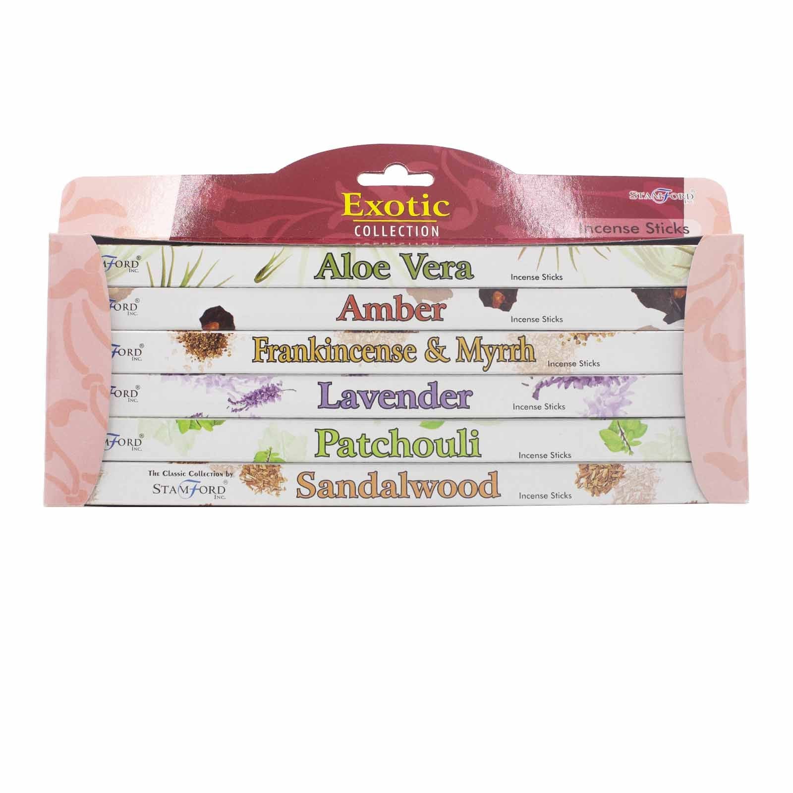 Stamford Räucherstäbchen Geschenkset Exotic – 6 Duftsorten