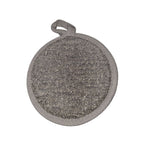 Bambus-Leinen Peelingpad, rund