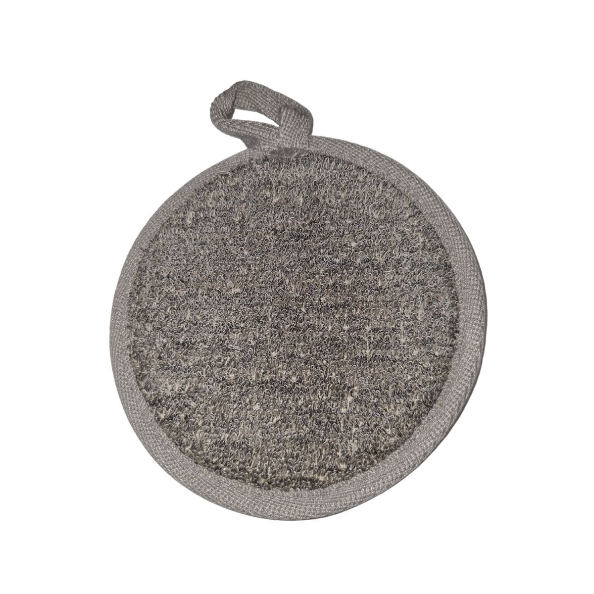 Bambus-Leinen Peelingpad, rund