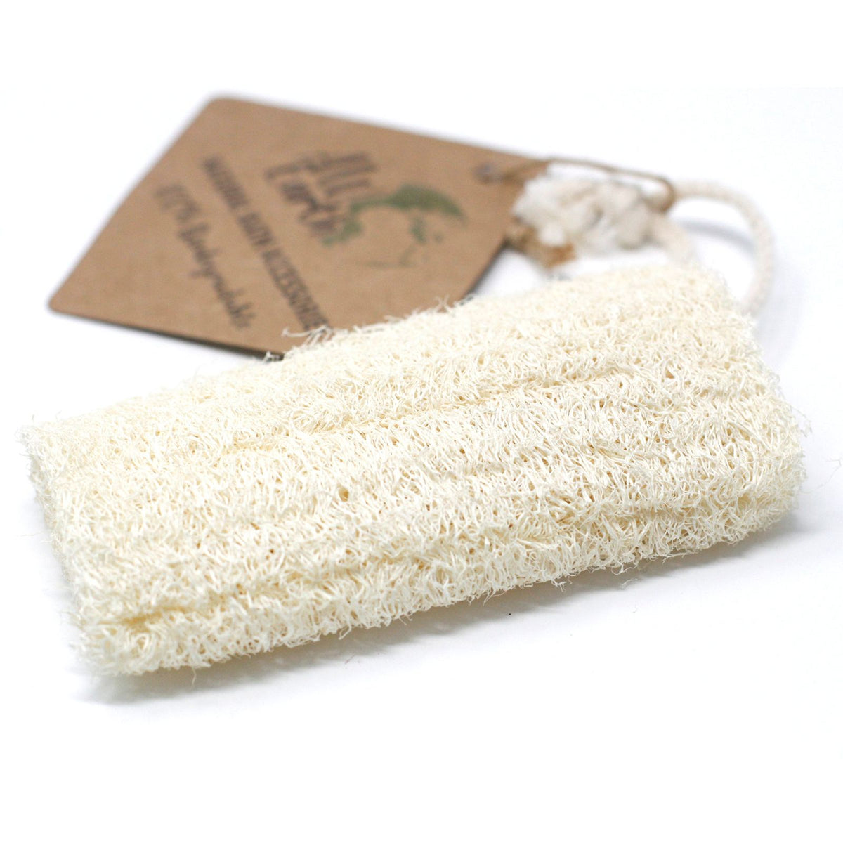 Luffa Peelingschwamm mit Kordel