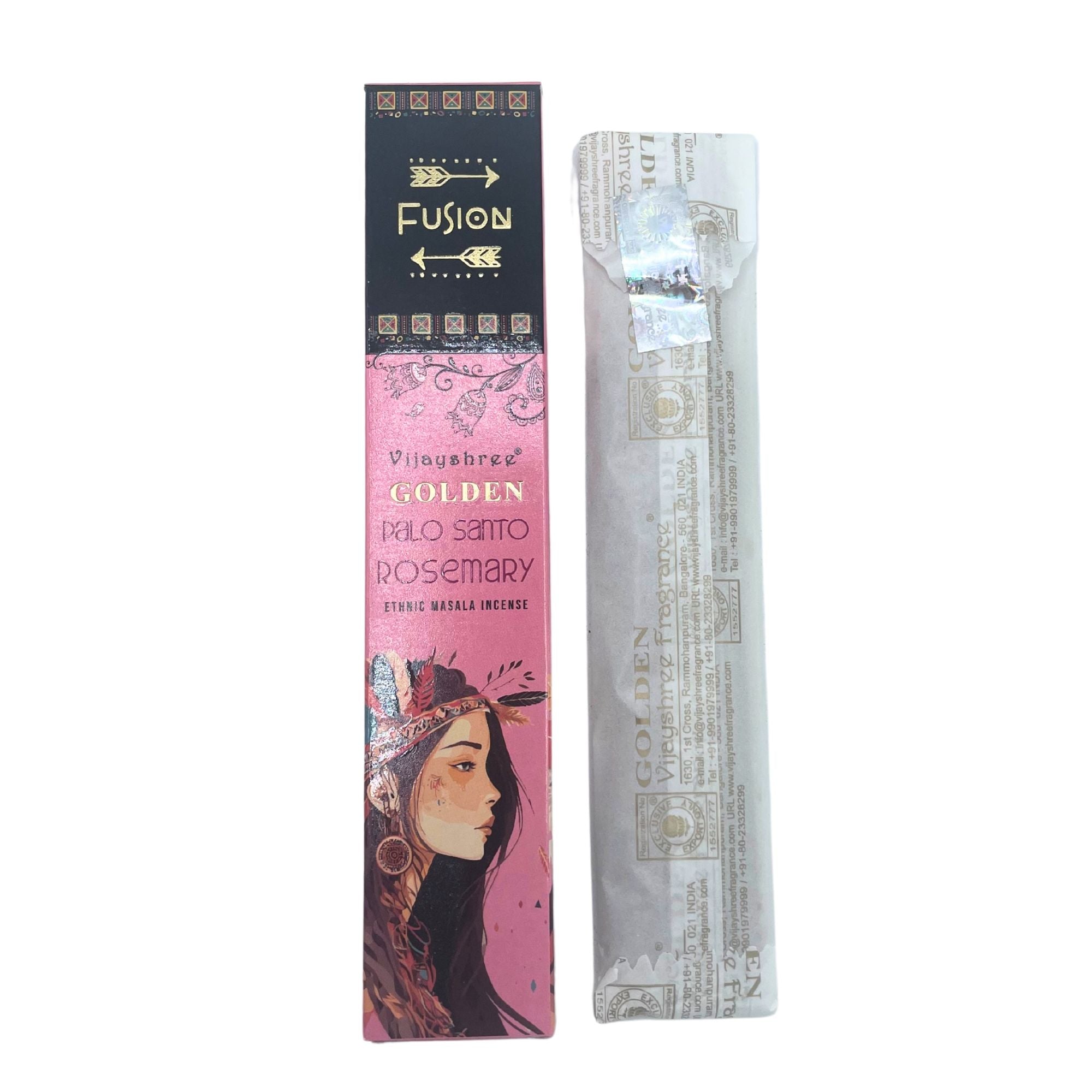 Golden Palo Santo Räucherstäbchen & Rosmarin
