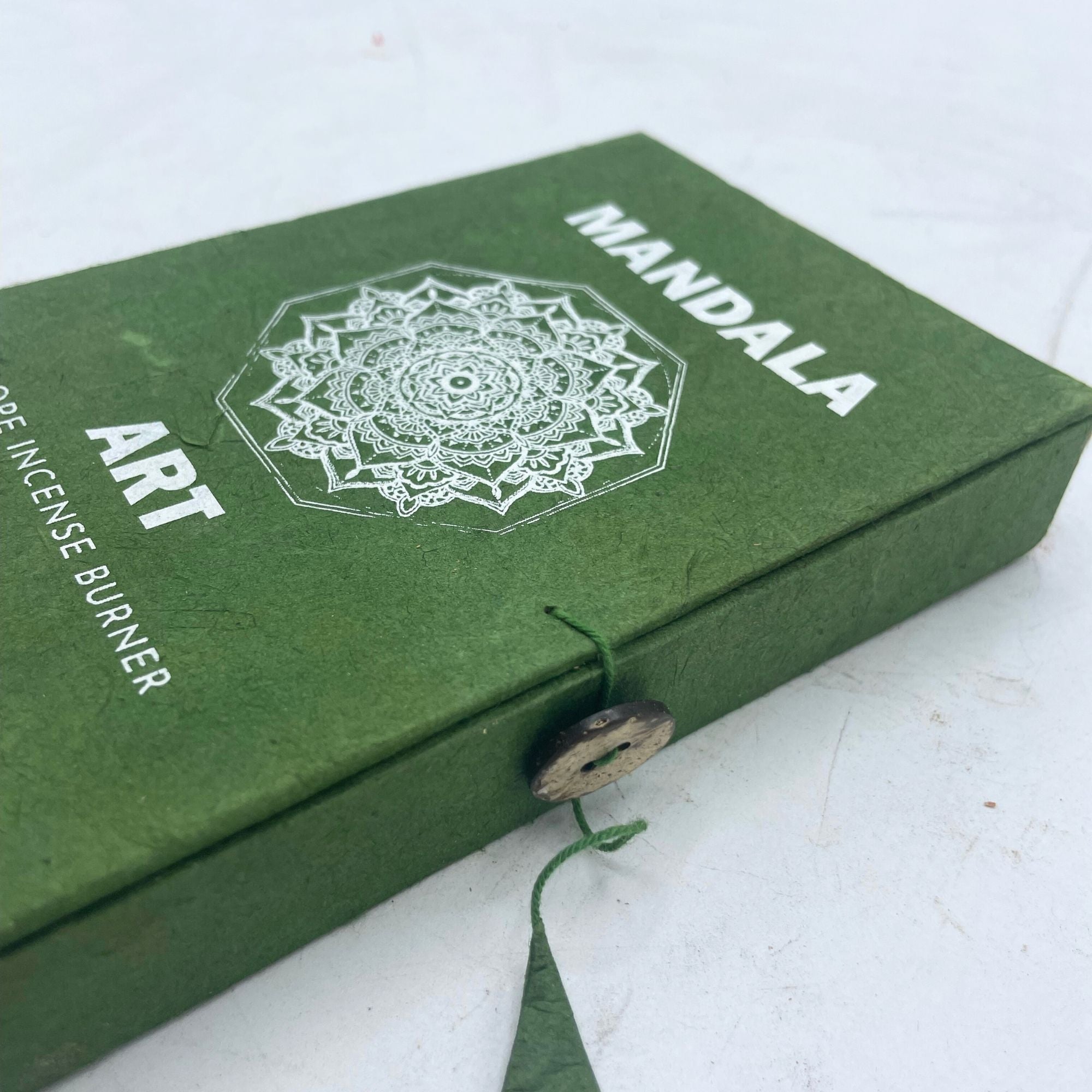 Räucherseil-Set Mandala – mit silberfarbenem Halter
