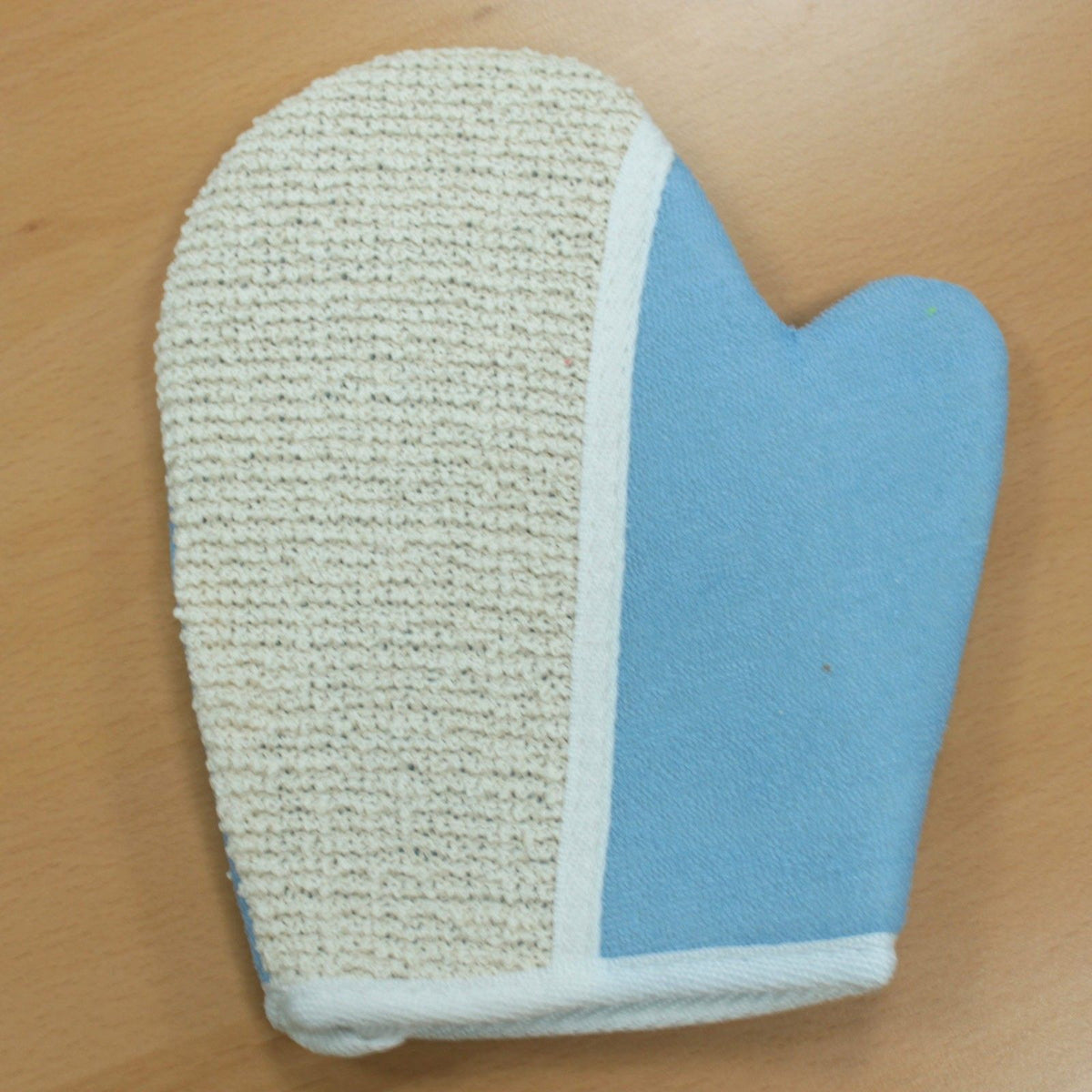 Jute Peelinghandschuh – doppelseitiger Jute-Mix