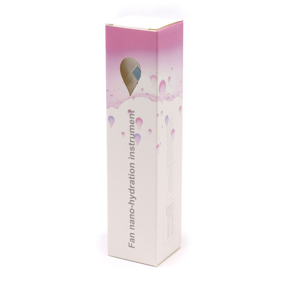 Nano Mist 2-in-1 Gesichtssprüher & Mini-Ventilator – USB-aufladbar, Weiß
