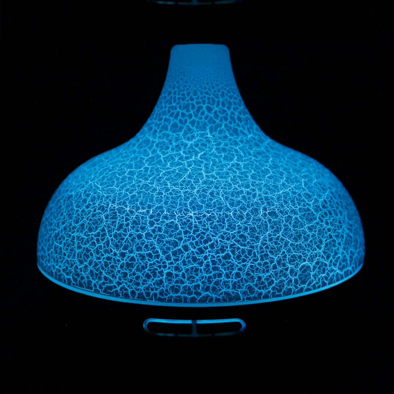 Santorini Aromadiffuser in Craquelé-Optik mit Farbwechsel
