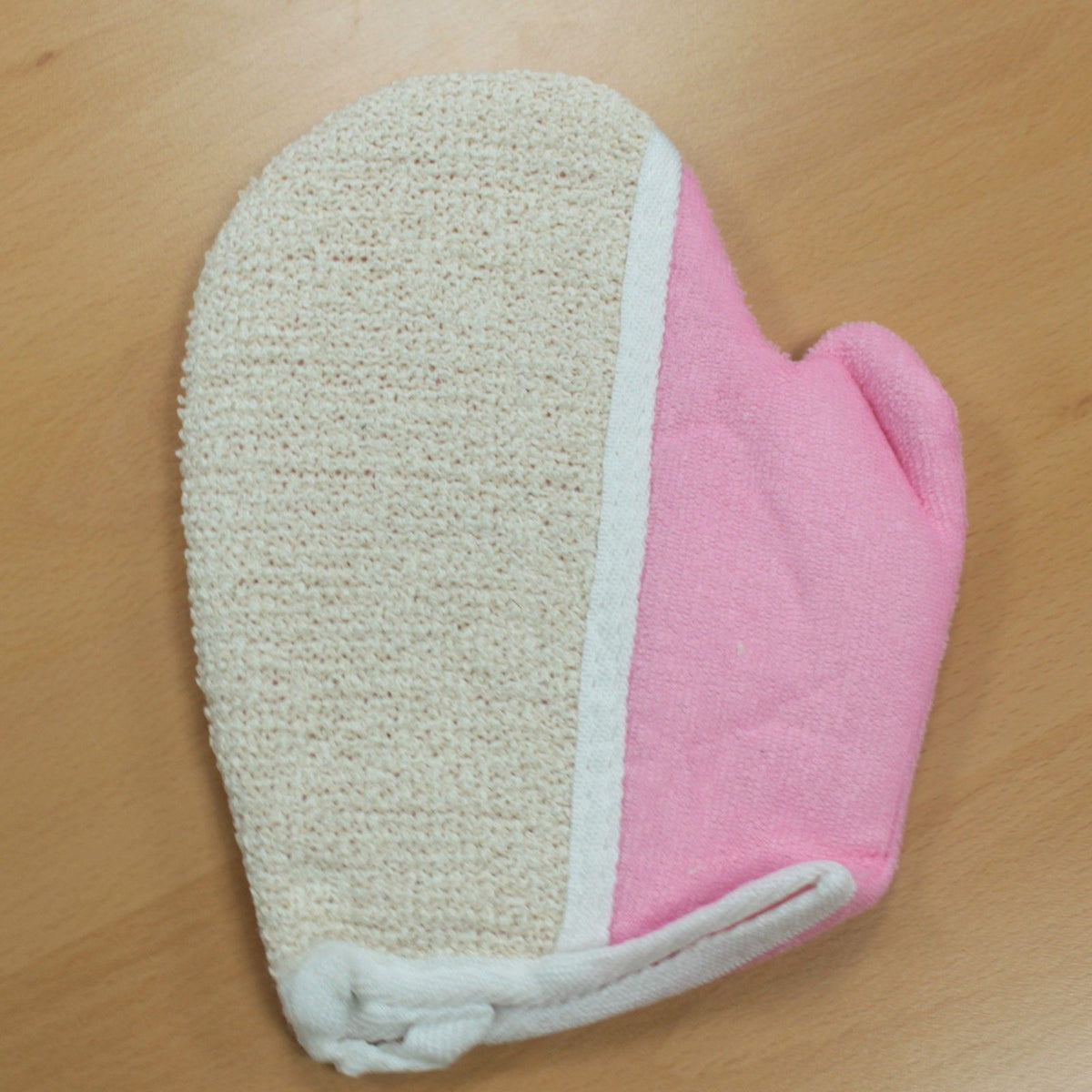 Jute Peelinghandschuh – doppelseitiger Jute-Mix