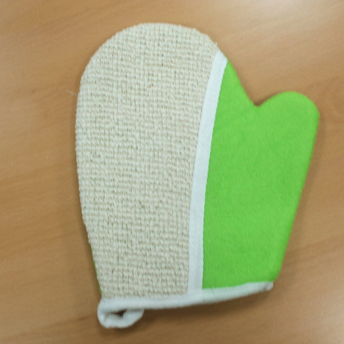 Jute Peelinghandschuh – doppelseitiger Jute-Mix