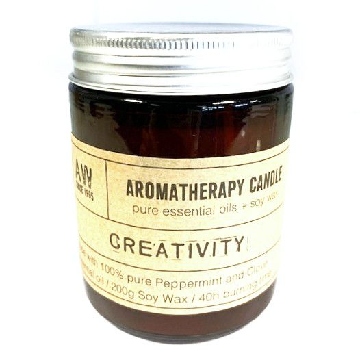 Aromatherapiekerze Creativity - Pfefferminze & Nelke