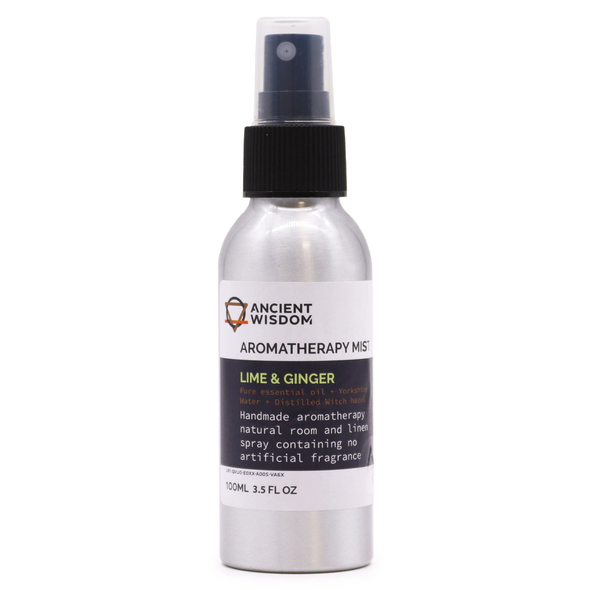 Raumspray ätherische Öle · Limette & Ingwer · Klar & ausgleichend