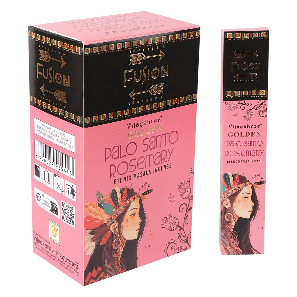 Golden Palo Santo Räucherstäbchen & Rosmarin