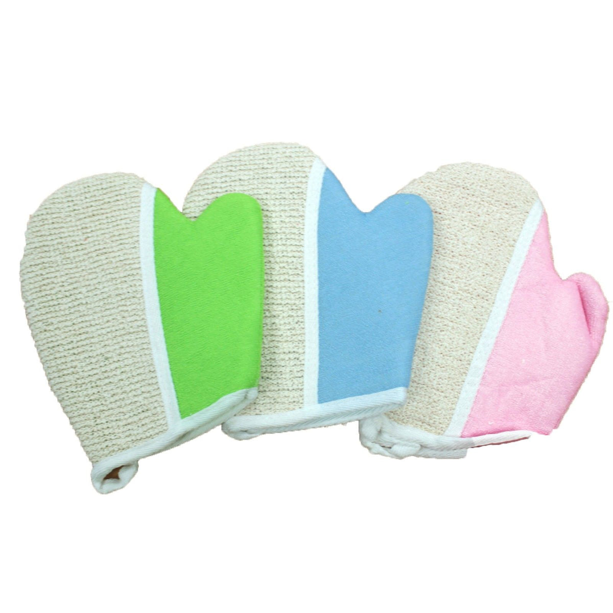 Jute Peelinghandschuh – doppelseitiger Jute-Mix