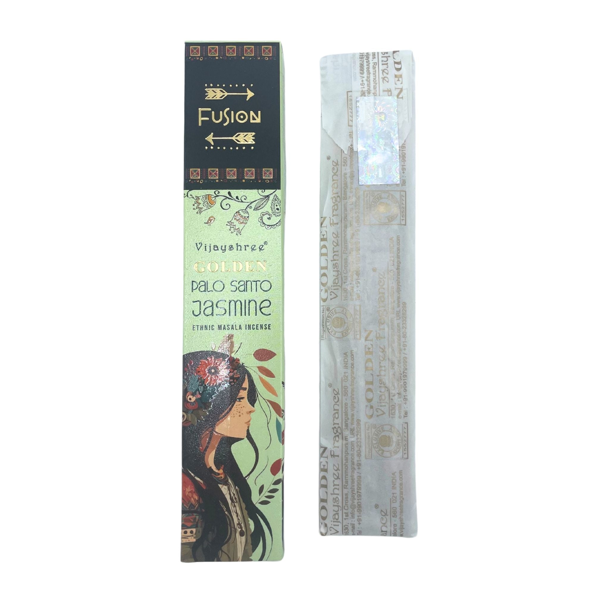 Golden Palo Santo Räucherstäbchen & Jasmin