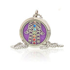 Aromatherapie Diffuser Halskette für ätherische Öle – Hamsa Chakra, 30 mm