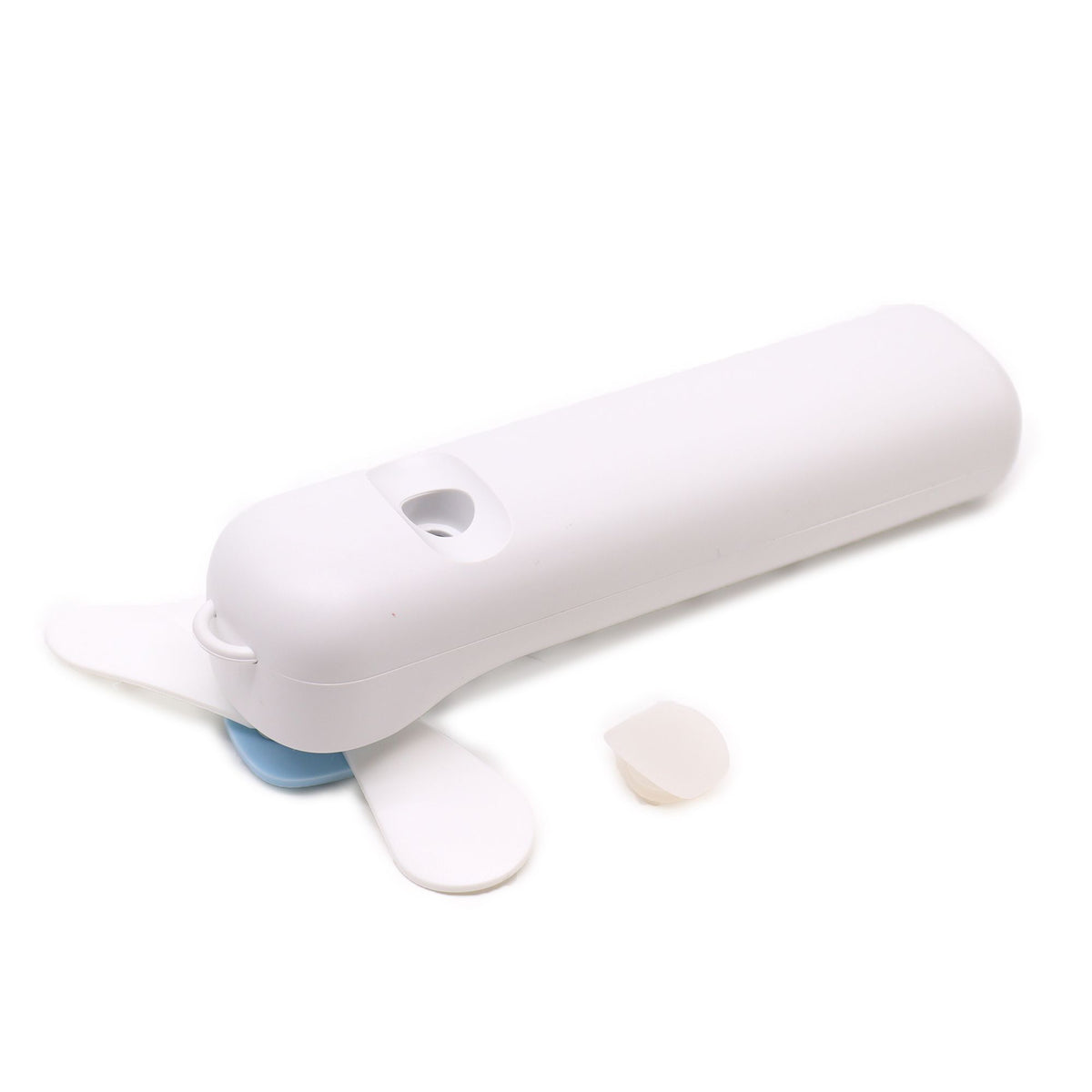 Nano Mist 2-in-1 Gesichtssprüher & Mini-Ventilator – USB-aufladbar, Weiß