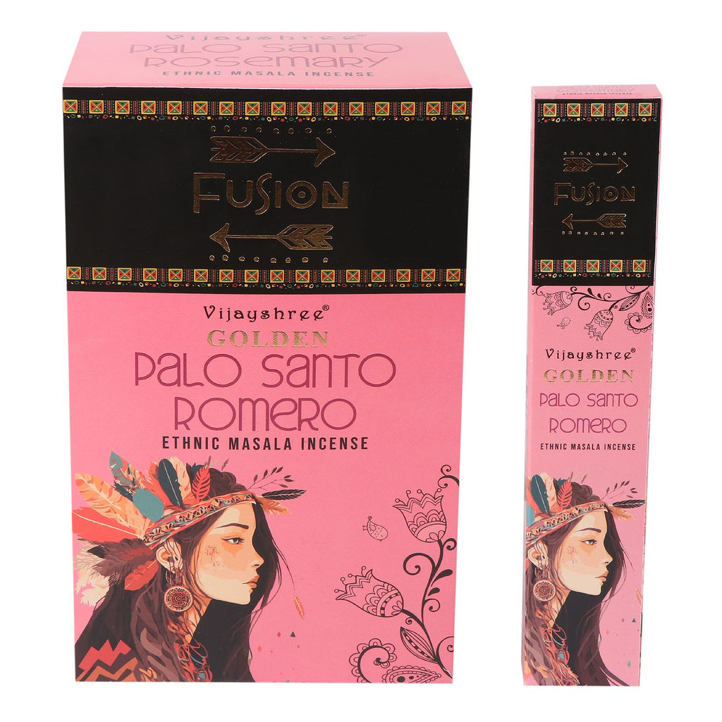 Golden Palo Santo Räucherstäbchen & Rosmarin