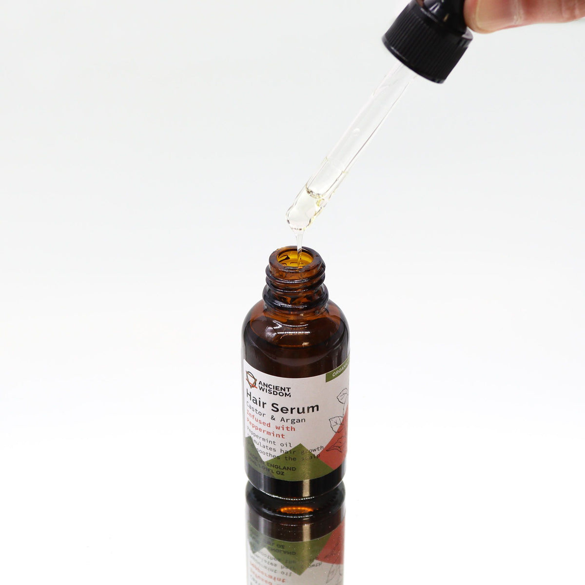 Bio Haarserum mit Pfefferminze – für Kopfhautpflege & kräftiger wirkendes Haar