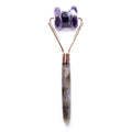 Kinnroller aus Amethyst – Edelsteinroller für Gesichtsmassage