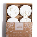 Aromatherapie Zen Shower Steamer Set „Mood Boost“ – 4 Shower Steamer für Stimmung & Motivation