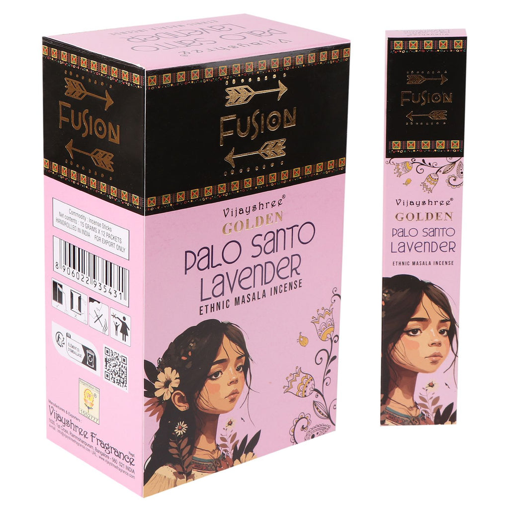 Golden Palo Santo Räucherstäbchen & Lavendel